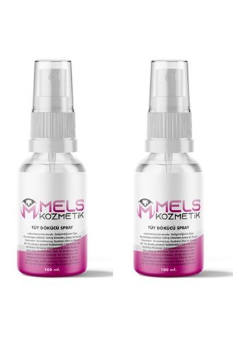 Mels Kozmetik Tüm Ciltler İçin Koltuk Altı Bacak Kadın Tüy Dökücü Sprey 2x100 ml