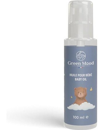 Green Mood Natural Care Var Bademli-Zeytinyağlı-Jojoba Yağlı Bebek Masaj Yağı 100 ml