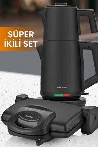 Goldmaster 2'li Elektronik Çeyiz Seti Siyah