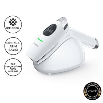 Icotech Hr90 Sınırsız Atımlı Koltuk Altı Genital Bölge Tüm Vücut 3 Başlıklı Buzlu Lazer Epilasyon Aleti