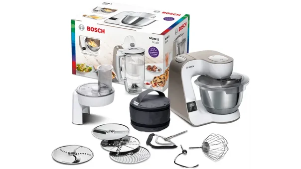 Bosch Mum5Xw20 Plastik 1000 W 3.9 lt Standlı Hamur Yoğurma ve Mutfak Şefi Kahverengi