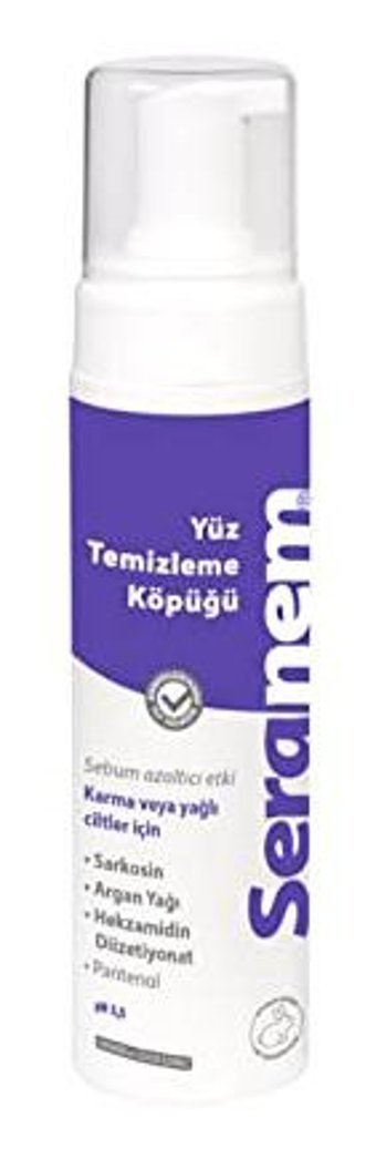 Seranem Yağlı Ciltler Yüz Temizleyici Köpük 200 ml