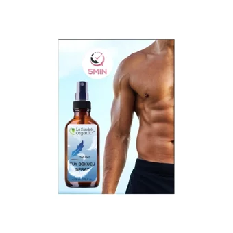 Le Sandre Organics Tüm Ciltler İçin Koltuk Altı Bacak Genital Bölge Erkek Tüy Dökücü Sprey 100 ml