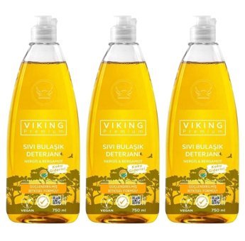 Viking Premium Nergis-Bergamot Kokulu El Bulaşık Deterjanı 3x750 ml