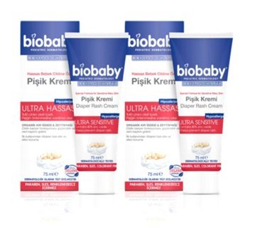 Biobaby Parfümsüz Parabensiz Pişik Kremi 2x75 ml