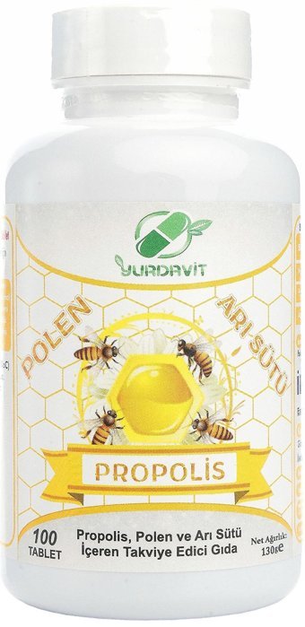 Yurdavit Propolis Yetişkin Arı Sütü 3x100 Adet