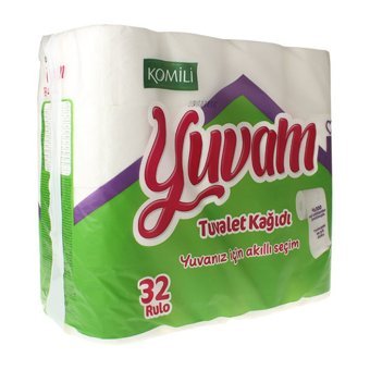 Yuvam 2 Katlı 32'li Rulo Tuvalet Kağıdı