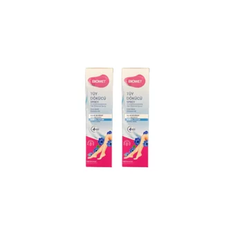 Biowet Normal Ciltler İçin Koltuk Altı Bacak Kadın Tüy Dökücü Sprey 2x150 ml