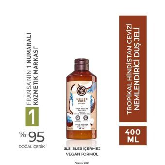 Yves Rocher Hindistan Cevizi Nemlendirici Duş Jeli 400 ml