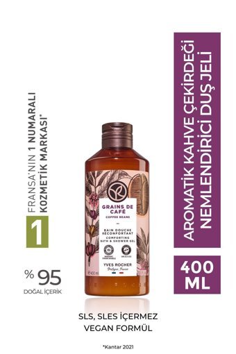 Yves Rocher Kahveli Duş Jeli 400 ml