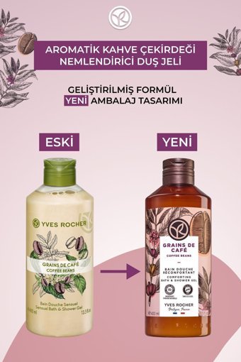 Yves Rocher Kahveli Duş Jeli 400 ml