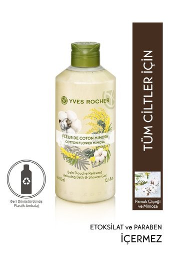 Yves Rocher Mimoza Pamuk Çiçeği Duş Jeli 400 ml