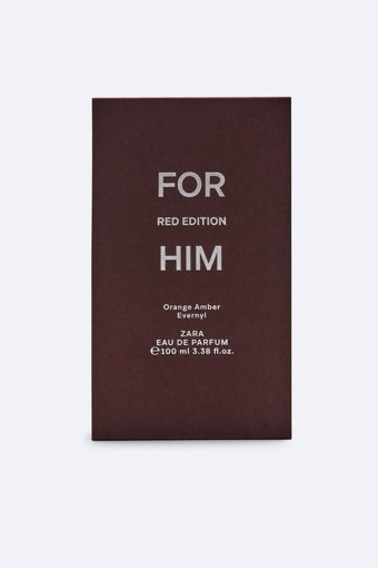 Zara For Him Red Edition EDP Portakal-Kehribar Erkek Parfüm 100 ml