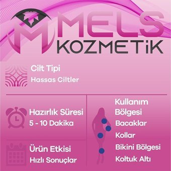 Mels Kozmetik Hassas Ciltler İçin Koltuk Altı Bacak Kadın Tüy Dökücü Sprey 100 ml