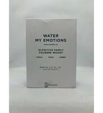 Zara Water My Emotions EDT Odunsu Erkek Parfüm 80 ml