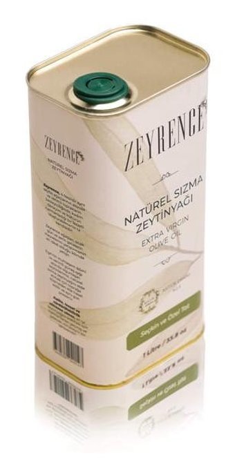 Zeyrence Soğuk Sıkım Teneke Sızma Zeytinyağı 4x1 lt