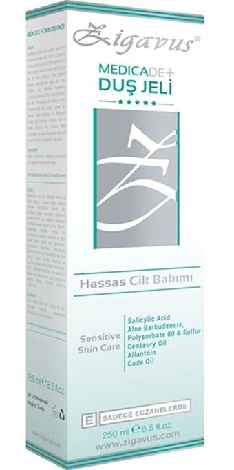Zigavus Medicade+ Aloe Vera Ardıç Katranı Duş Jeli 250 ml