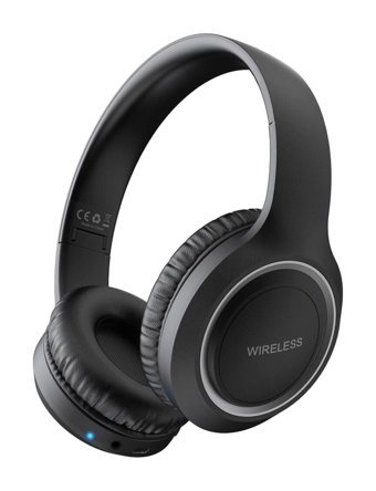 Zore Uıd-10 Kulak Üstü Kablosuz Bluetooth Kulaklık Siyah