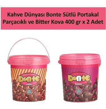 Kahve Dünyası Bonte Portakallı Bitter Çikolata 2x400 gr