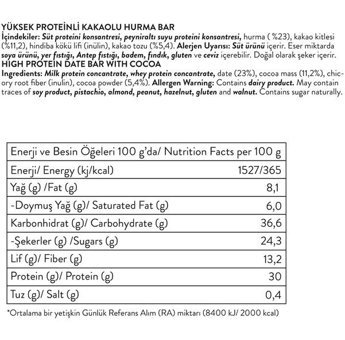 Patiswiss Yüksek Proteinli Hurmalı Çikolata 12x50 gr