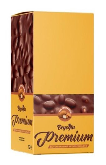Beyoğlu Çikolata Bademli Çikolata 12x75 gr