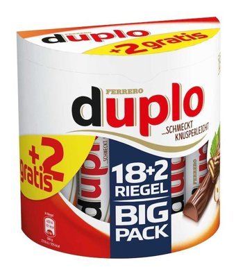 Ferrero Duplo Fındıklı Çikolata 20x364 gr