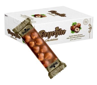 Beyoğlu Çikolata Fındıklı Çikolata 24x30 gr