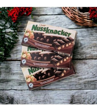 Choceur Nussknacker Fındıklı Bitter Çikolata 3x100 gr