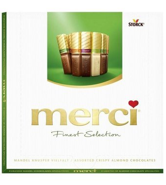 Merci Finest Selection Bademli Çikolata 250 gr