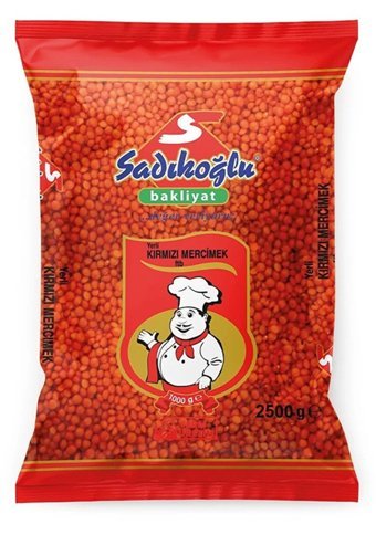 Sadıkoğlu Kırmızı Mercimek 2.5 kg