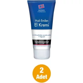 Neutrogena Norveç Formulü Gliserinli Tüm Ciltler Organik Vegan Parfümsüz El Kremi 2×75 ml