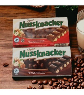 Choceur Nussknacker Bitter-Sütlü Çikolata 2x100 gr