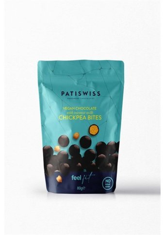 Patiswiss Vegan Draje Nohutlu Çikolata 80 gr