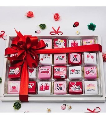 Nin Chocolate Kare Karışık Çikolata 24 Adet