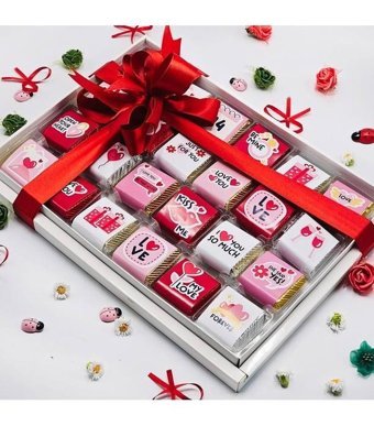 Nin Chocolate Kare Karışık Çikolata 24 Adet