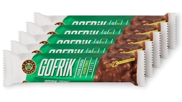 Kahve Dünyası Gofrik Antep Fıstıklı Çikolata 5x33 gr