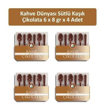 Kahve Dünyası Kaşık Sütlü Çikolata 4x8 gr