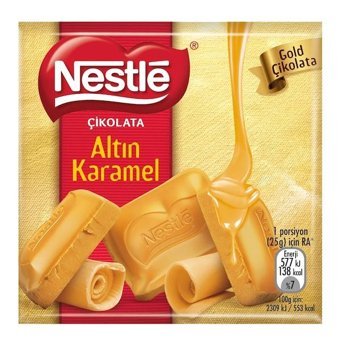 Nestle Kare Karamelli Çikolata 6x60 gr