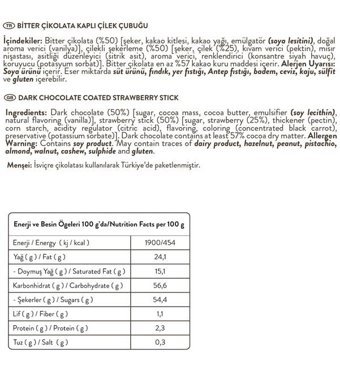 Patiswiss Çubuk Bitter Çikolata 10 gr