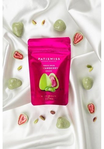 Patiswiss Draje Çilekli Çikolata 6x80 gr