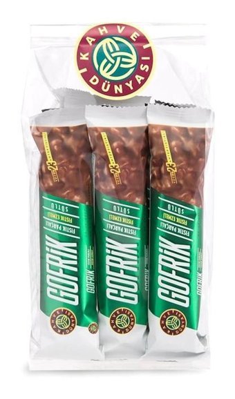 Kahve Dünyası Gofrik Antep Fıstıklı Çikolata 8x33 gr