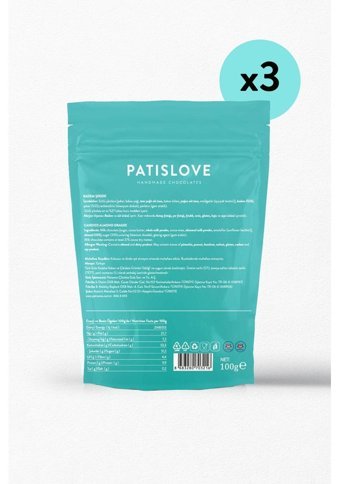 Patiswiss Draje Bademli Çikolata 3x100 gr