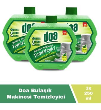 Doa Vegan Bulaşık Makinesi Temizleyici 3x250 ml
