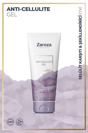 Zaroza Kafein Capsicum Sıkılaştırıcı Selülit Jel 200 ml