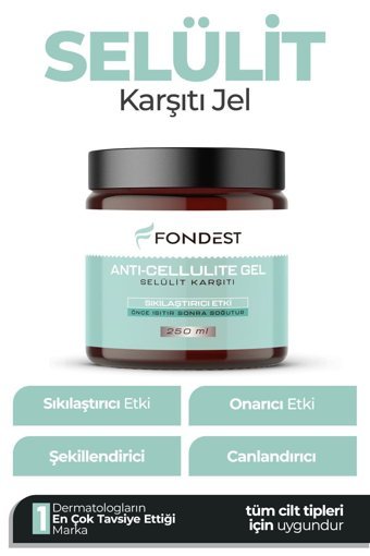 Fondest Sıkılaştırıcı Selülit Jel 250 ml