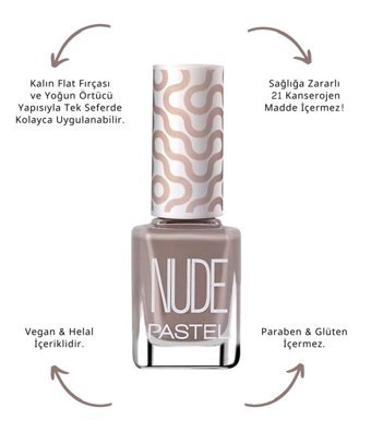 Pastel Nude Nude Parlak Oje