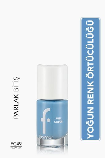 Flormar 49 Mavi Mat Oje