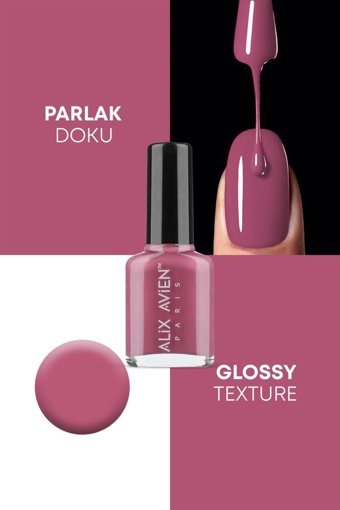 Alix Avien 55 Pembe Kalıcı Parlak Oje