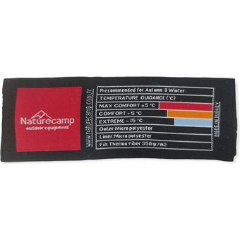 Naturecamp Oga 350 -15 Derece Micropolyester 1 Mevsim Kamp Tek Kişilik Yetişkin Uyku Tulumu Kahverengi