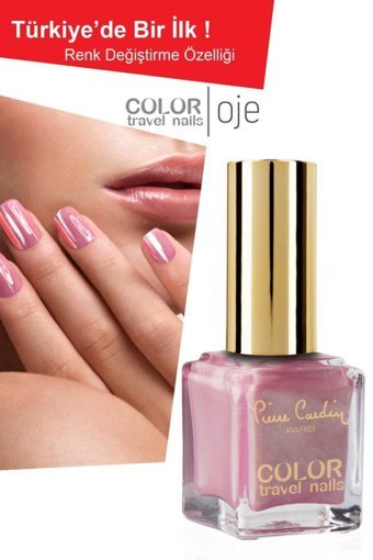 Pierre Cardin Color Travel Nails Pembe Parlak Oje